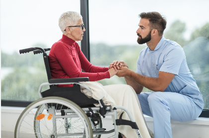 Caregiver wellness check.
